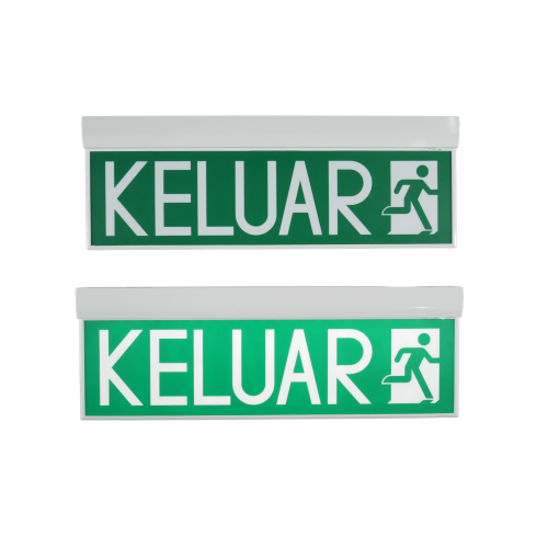 Emergency KELUAR Slim Sign - Image 10