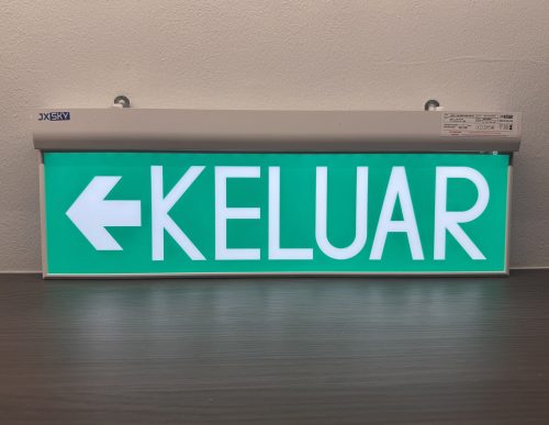 Emergency KELUAR Slim Sign - Image 8