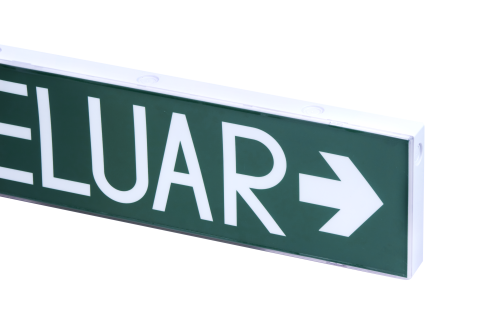 Emergency KELUAR Boxed Sign - Image 7