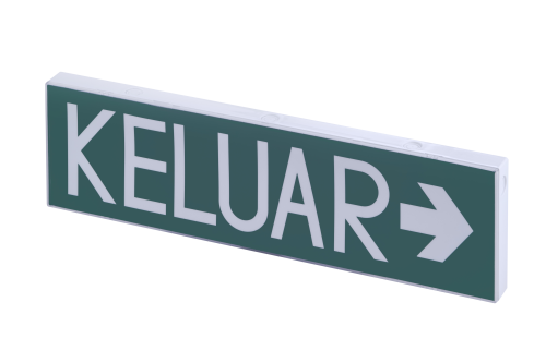Emergency KELUAR Boxed Sign - Image 5