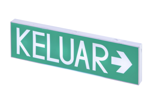 Emergency KELUAR Boxed Sign - Image 6
