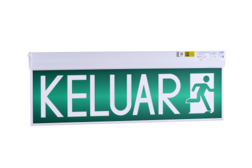 Emergency KELUAR Slim Sign - Image 2