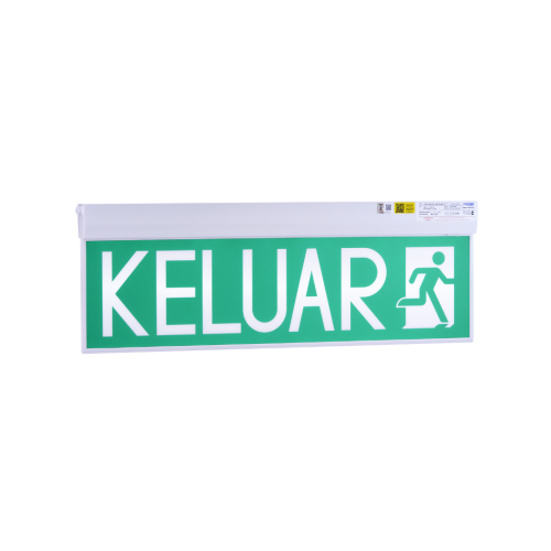 Emergency KELUAR Slim Sign